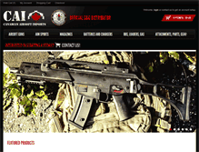 Tablet Screenshot of canadianairsoftimports.com